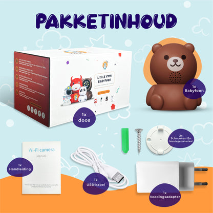 Little Immi - Teddybeer Babyfoon