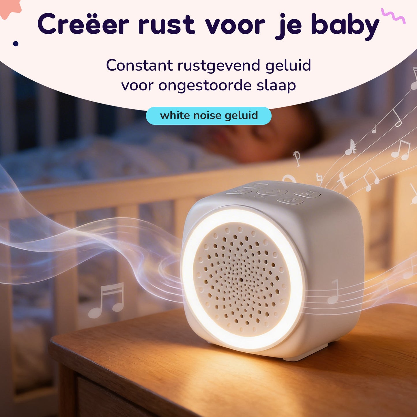 Little Immi - White Noise Machine Baby - Witte Ruis Machine