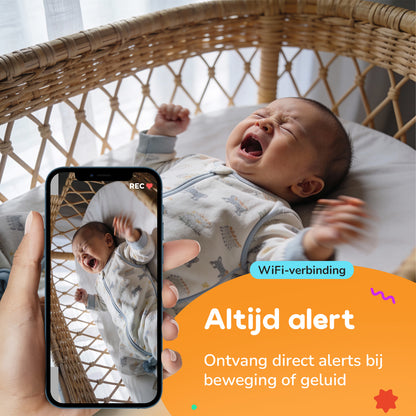 Eindelijk rustig slapen terwijl je je baby altijd in de gaten houdt 👶💤