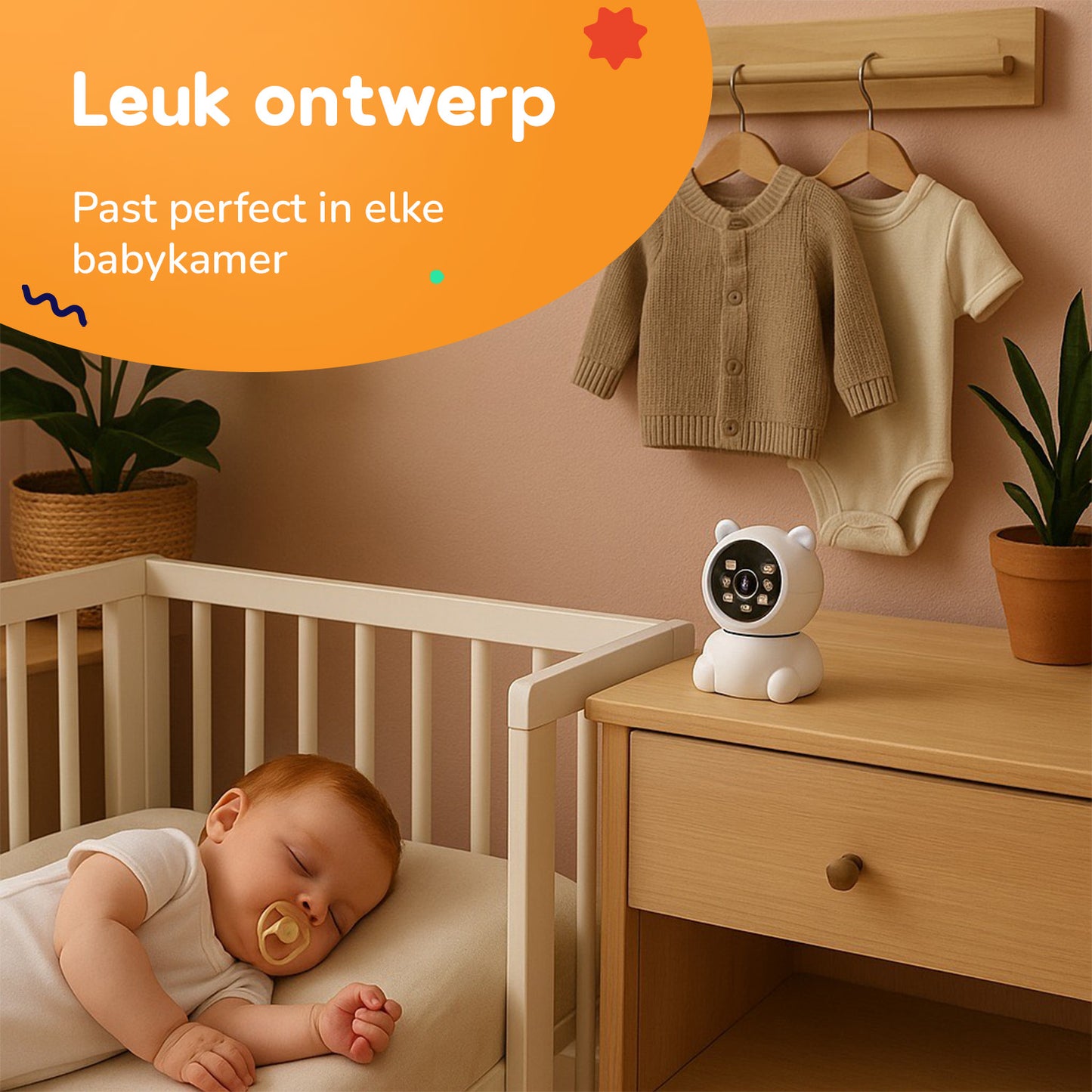 Eindelijk rustig slapen terwijl je je baby altijd in de gaten houdt 👶💤