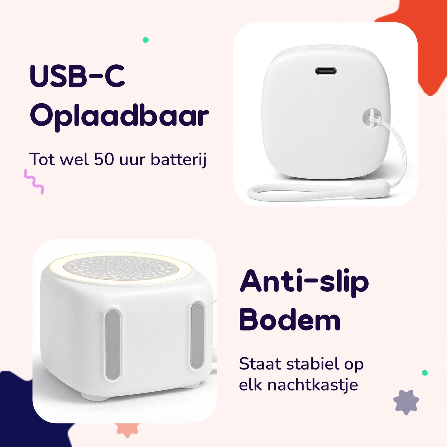 Little Immi - White Noise Machine Baby - Witte Ruis Machine